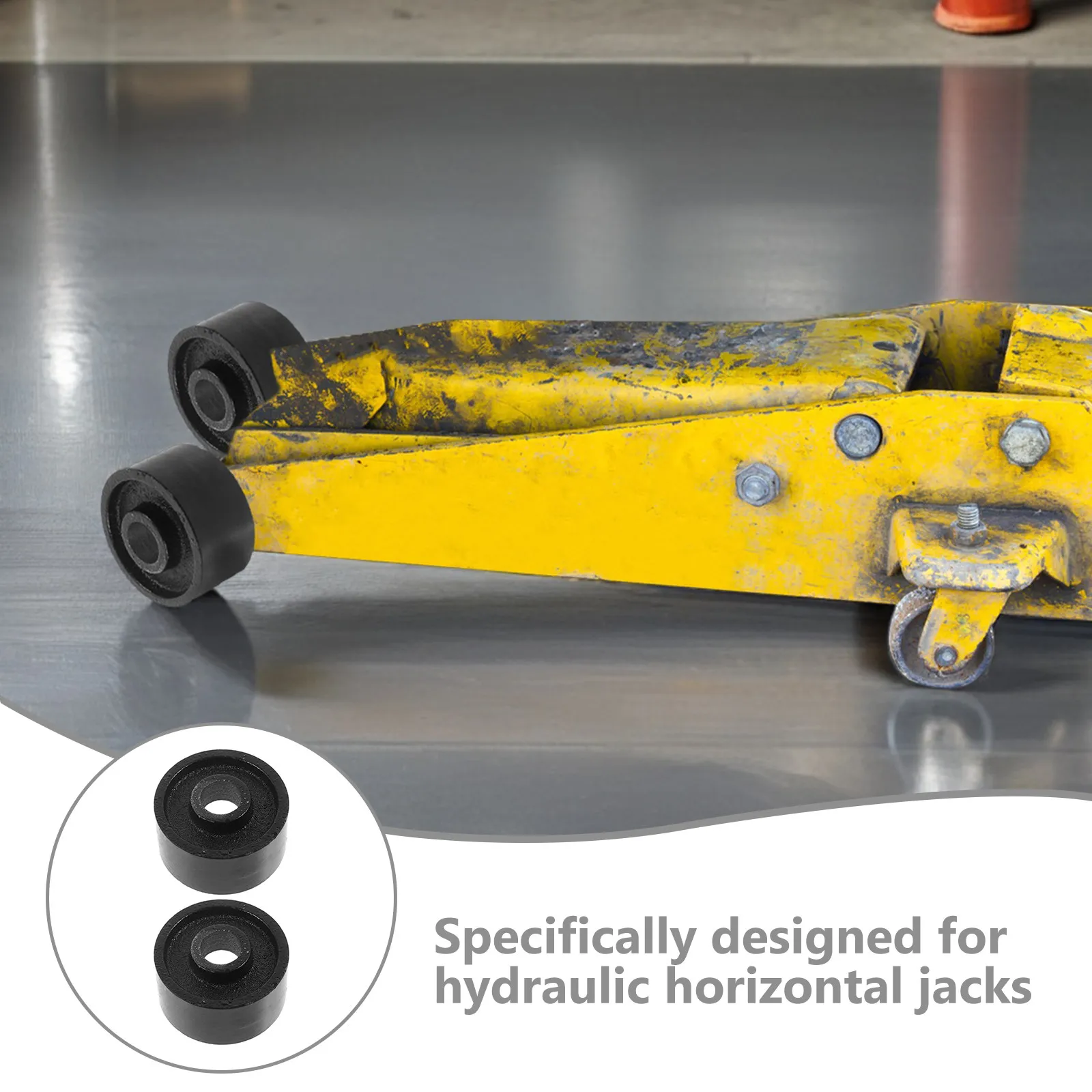 2Pcs Hydraulic Jack Front Wheels Replacement Steel Bearing Wheel Trailer Floor Jack Parts Universal for Stability Smooth
2Pcs Hydraulic Jack Front Wheels Replacement Steel Bearing Wheel Trailer Floor Jack Parts Universal for Stability Smooth