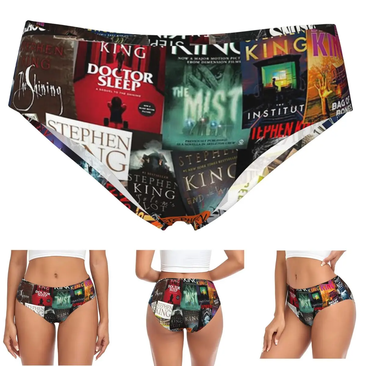 Чехлы на книги Стивена Кинга на заказ, трусики с книжным червем ужасов, женские удобные трусы, нижнее белье, дышащие женские трусы
Чехлы на книги Стивена Кинга на заказ, трусики с книжным червем ужасов, женские удобные трусы, нижнее белье, дышащие женские трусы