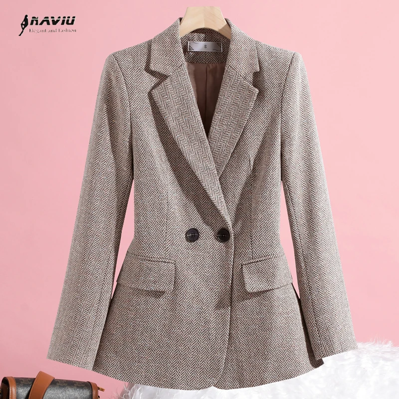 NAVIU пиджак женский темперамент светское пальто весна осень новая верхняя одежда шикарный дизайн элегантный пиджак пальто женские топы
NAVIU пиджак женский темперамент светское пальто весна осень новая верхняя одежда шикарный дизайн элегантный пиджак пальто женские топы