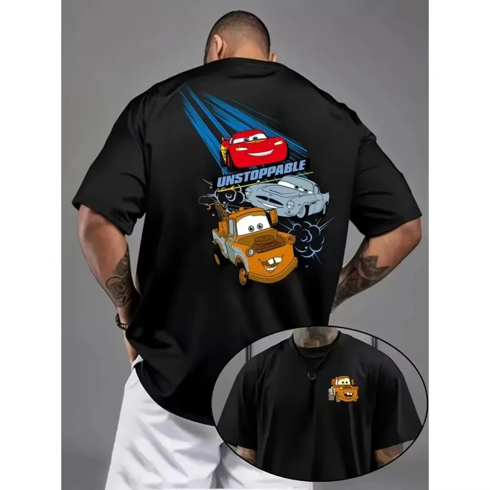 Мужская и женская футболка Disney Cars Mater Lightning McQueen, повседневная хлопковая футболка, топ из хлопка, одежда унисекс для отпуска, одежда для пар
Мужская и женская футболка Disney Cars Mater Lightning McQueen, повседневная хлопковая футболка, топ из хлопка, одежда унисекс для отпуска, одежда для пар