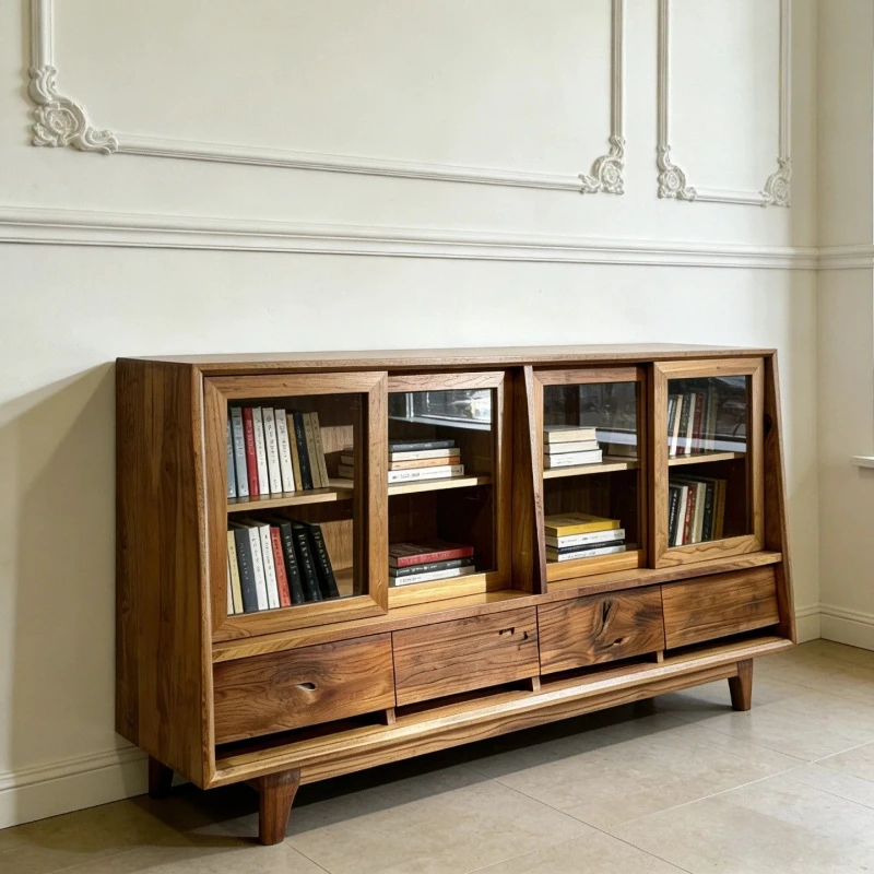 Wood Dining Room Sideboard, Living Room Wall Cabinet Storage with Door Display Storage Cabinet Floor
Wood Dining Room Sideboard, Living Room Wall Cabinet Storage with Door Display Storage Cabinet Floor