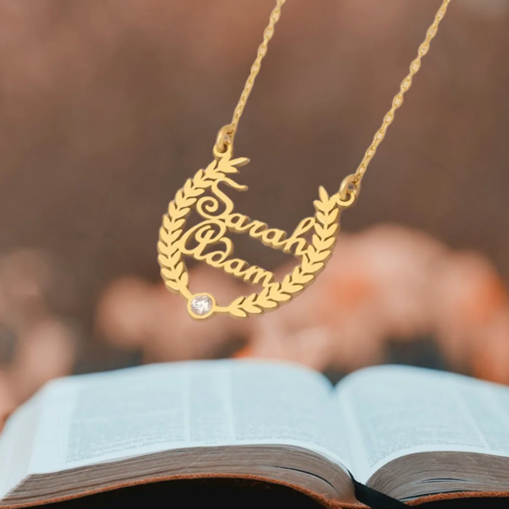 ПЕРСОНАЛИЗИРОВАННОЕ ОЖЕРЕЛЬЕ ИМЯ для женщин, подвеска из нержавеющей стали с лавровым веном, кубический цирконий, подарок на свадьбу, день рождения
ПЕРСОНАЛИЗИРОВАННОЕ ОЖЕРЕЛЬЕ ИМЯ для женщин, подвеска из нержавеющей стали с лавровым веном, кубический цирконий, подарок на свадьбу, день рождения