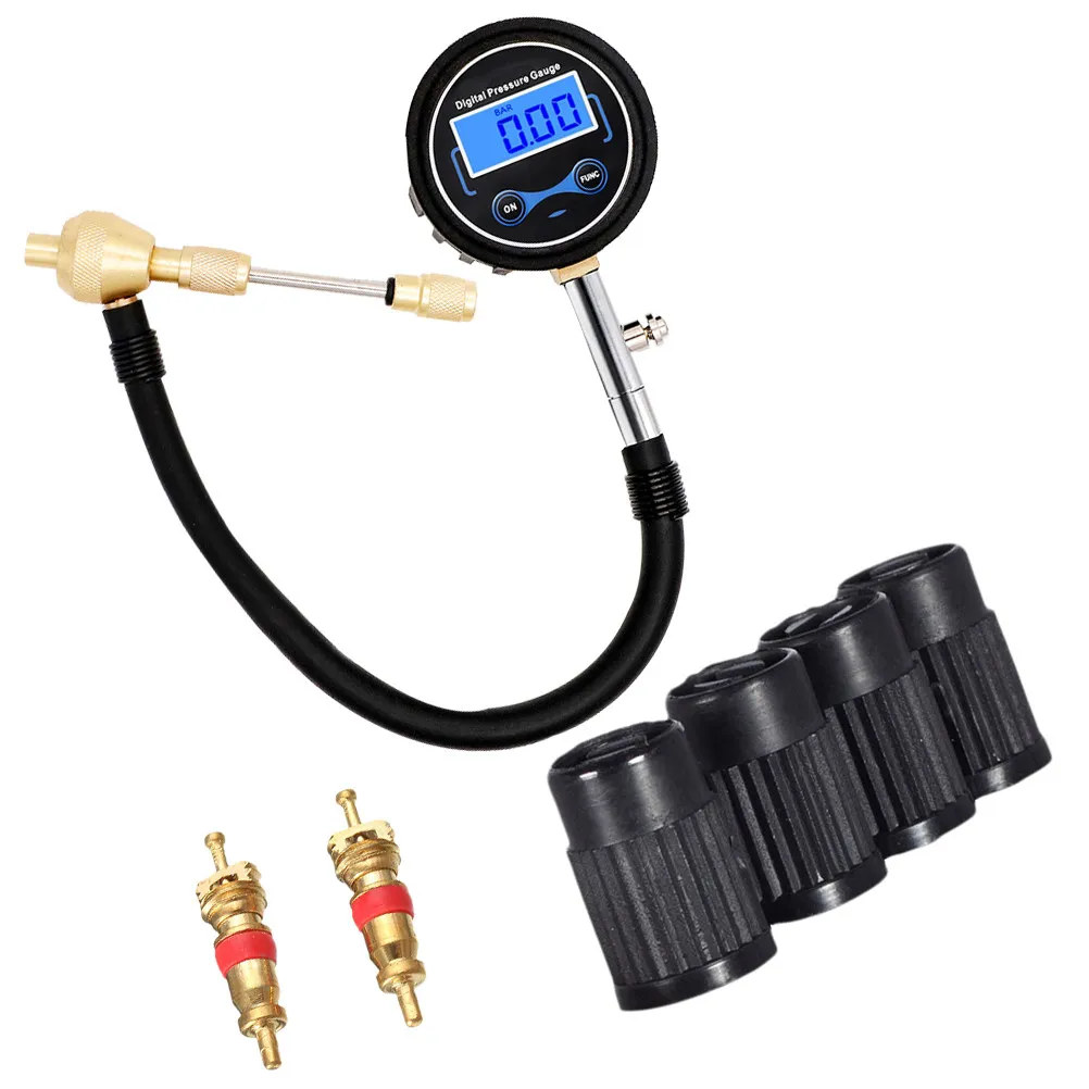 LCD Digital Tire Pressure Monitor with Auto Alert Function Extended Tire Life Safety Tool for Suvs Trucks Off-Road Cars Vehicle
LCD Digital Tire Pressure Monitor with Auto Alert Function Extended Tire Life Safety Tool for Suvs Trucks Off-Road Cars Vehicle