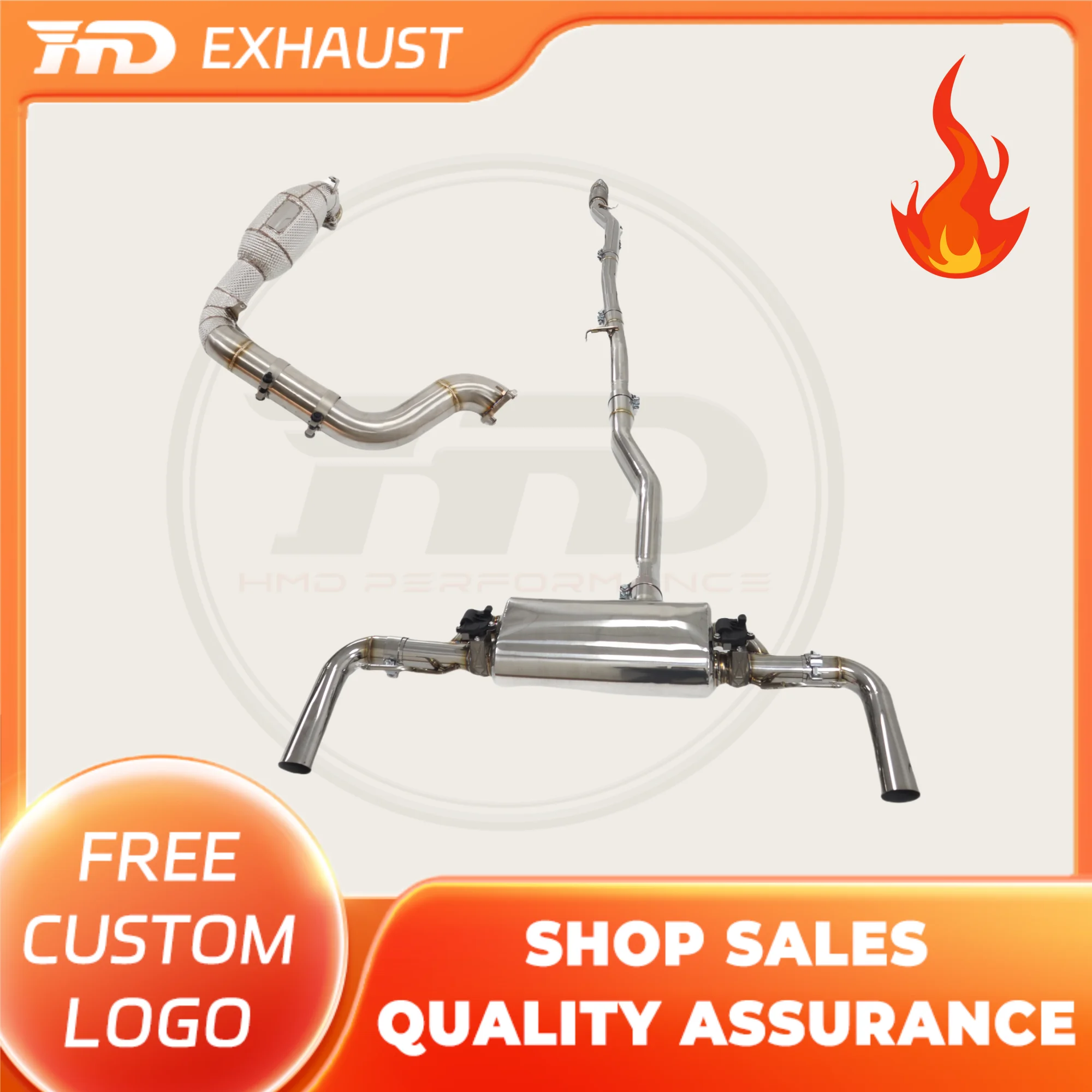 HMD Hot Sale Exhaust System Stainless Steel Performance full exhaust Catback for Mercedes Benz AMG A35 W177 2.0T 2019+Downpipe
HMD Hot Sale Exhaust System Stainless Steel Performance full exhaust Catback for Mercedes Benz AMG A35 W177 2.0T 2019+Downpipe