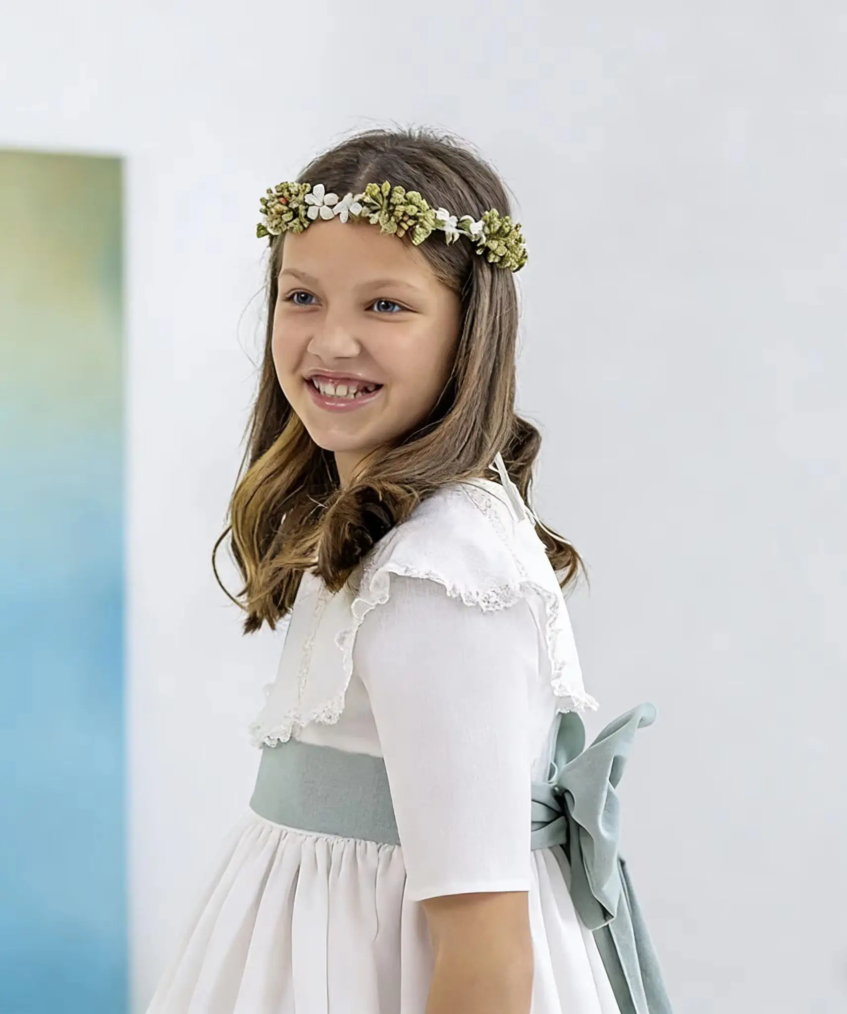 Customized Flower Girl Dress for Wedding with Bow Lace High Waist Floor Lenght Girls First Birthday Party Communion Gowns
Customized Flower Girl Dress for Wedding with Bow Lace High Waist Floor Lenght Girls First Birthday Party Communion Gowns