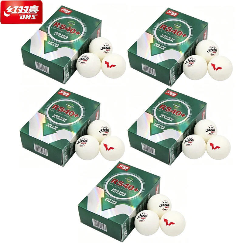 6 /10Pcs/Box DHS Table Tennis Balls New Material RS40+ Pingpong Ball 2025 WTT Competition 1/2/3 Stars Table Tennis Balls Genuine
6 /10Pcs/Box DHS Table Tennis Balls New Material RS40+ Pingpong Ball 2025 WTT Competition 1/2/3 Stars Table Tennis Balls Genuine