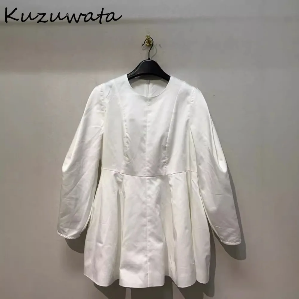 Kuzuwata Solid Loose Casual Soft Crop Tops New Lazy French Style Preppy Literary Elegant Blusas Japan Slim Ruched Daily Shirts
Kuzuwata Solid Loose Casual Soft Crop Tops New Lazy French Style Preppy Literary Elegant Blusas Japan Slim Ruched Daily Shirts