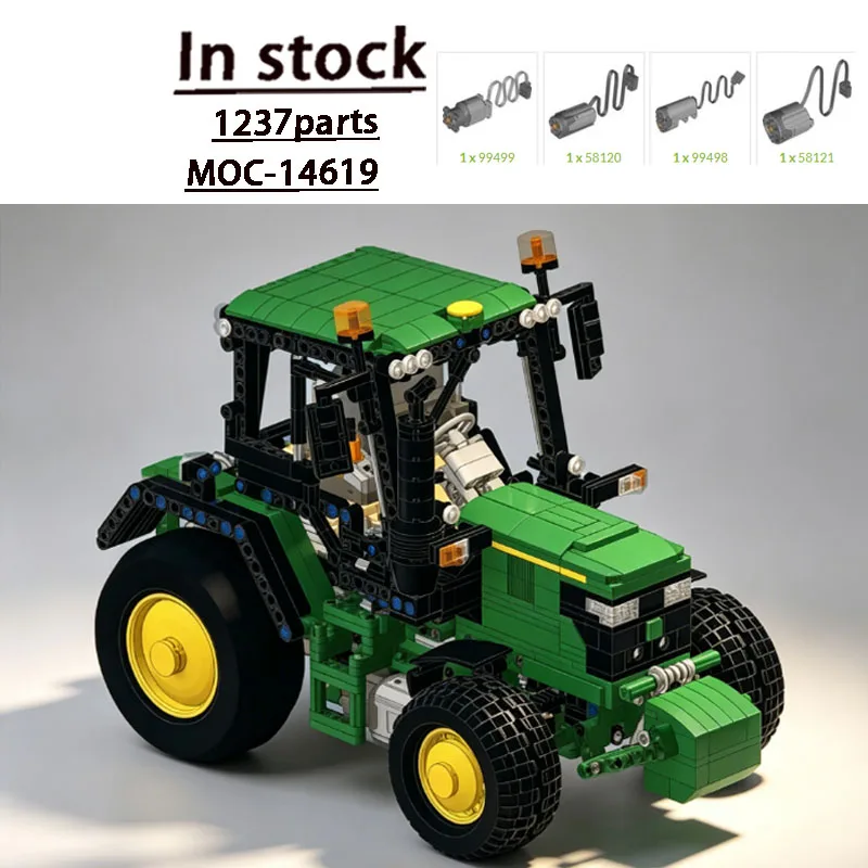 MOC-14619 Urban Farming Tractor Building Block Model 1237Parts MOC Creative Toy for Boys, Children's Birthday and Christmas Gift
MOC-14619 Urban Farming Tractor Building Block Model 1237Parts MOC Creative Toy for Boys, Children's Birthday and Christmas Gift
