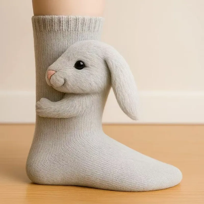 3D Knit Christmas Animal Socks Plush Crochet Holiday Gifts for Kids Women
3D Knit Christmas Animal Socks Plush Crochet Holiday Gifts for Kids Women