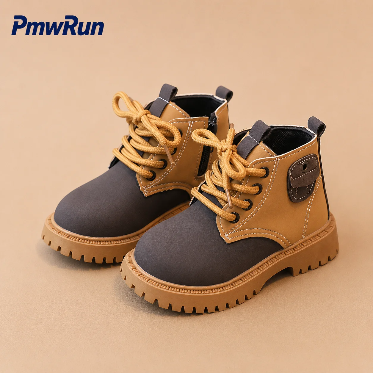 PU Leather Autumn Boots For Children Anti-slippery Vintage Kid's Boots Waterproof Platform Boy's Girl's Outdoor Boots
PU Leather Autumn Boots For Children Anti-slippery Vintage Kid's Boots Waterproof Platform Boy's Girl's Outdoor Boots
