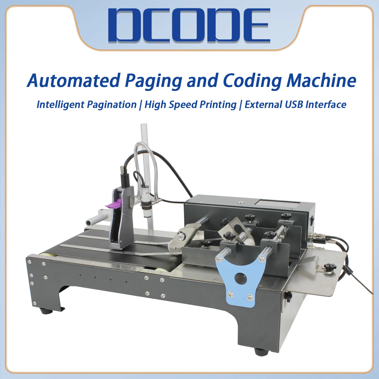 DCODE PP127/PP254 Автоматический пейджинговый струйный принтер с конвейерной лентой 12,7 мм/25,4 мм Струйный принтер QR Штрих-код Дата истечения срока годности Текст
DCODE PP127/PP254 Автоматический пейджинговый струйный принтер с конвейерной лентой 12,7 мм/25,4 мм Струйный принтер QR Штрих-код Дата истечения срока годности Текст