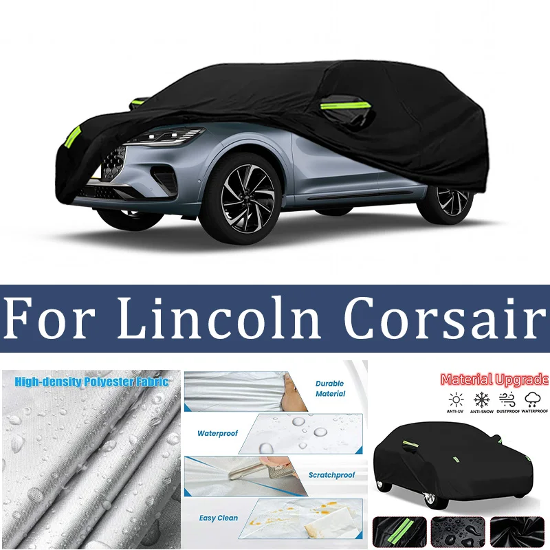 For Lincoln Corsair Car Cover Full Covers with Reflective Strip Dustproof UV Scratch-Resistant Sunscreen Protective cover 
For Lincoln Corsair Car Cover Full Covers with Reflective Strip Dustproof UV Scratch-Resistant Sunscreen Protective cover