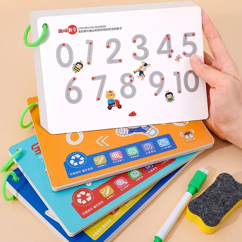 Training Book Children Montessori Reusable Magical Tracing Workbook Magic Practice Copybook Control Drawing Education Stationery
Training Book Children Montessori Reusable Magical Tracing Workbook Magic Practice Copybook Control Drawing Education Stationery