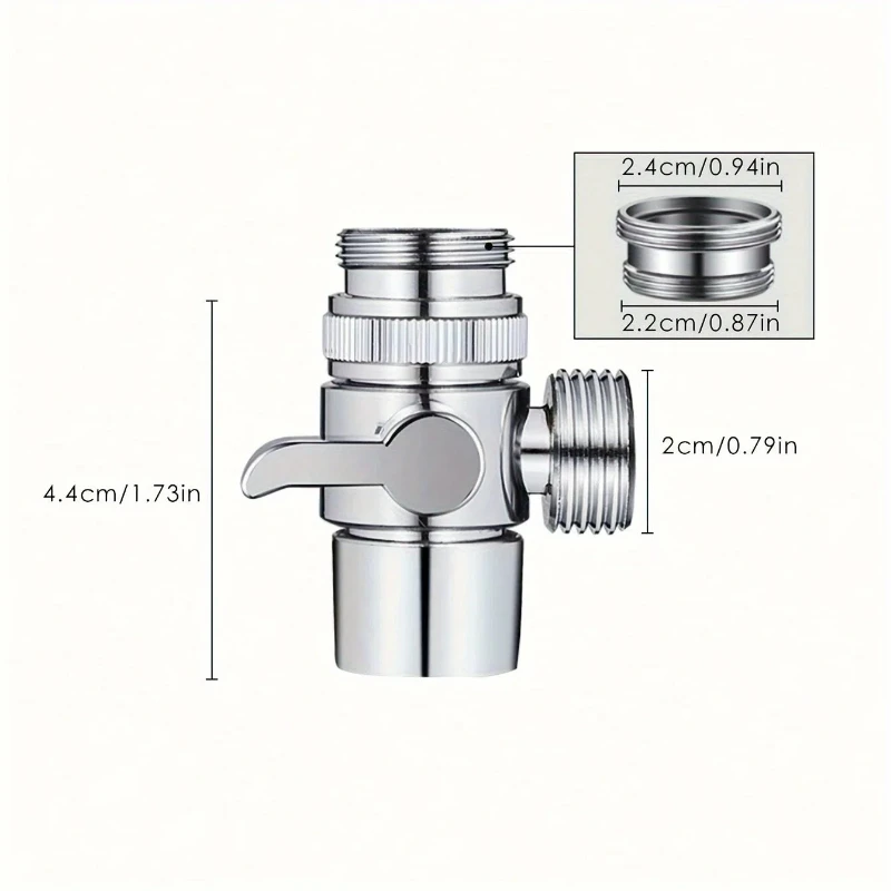 Faucet 1 in 2 Out Water Distributor Switch Shower Basin Faucet Diverter Valve External Washing Machine Water Pipe Switch Valve
Faucet 1 in 2 Out Water Distributor Switch Shower Basin Faucet Diverter Valve External Washing Machine Water Pipe Switch Valve