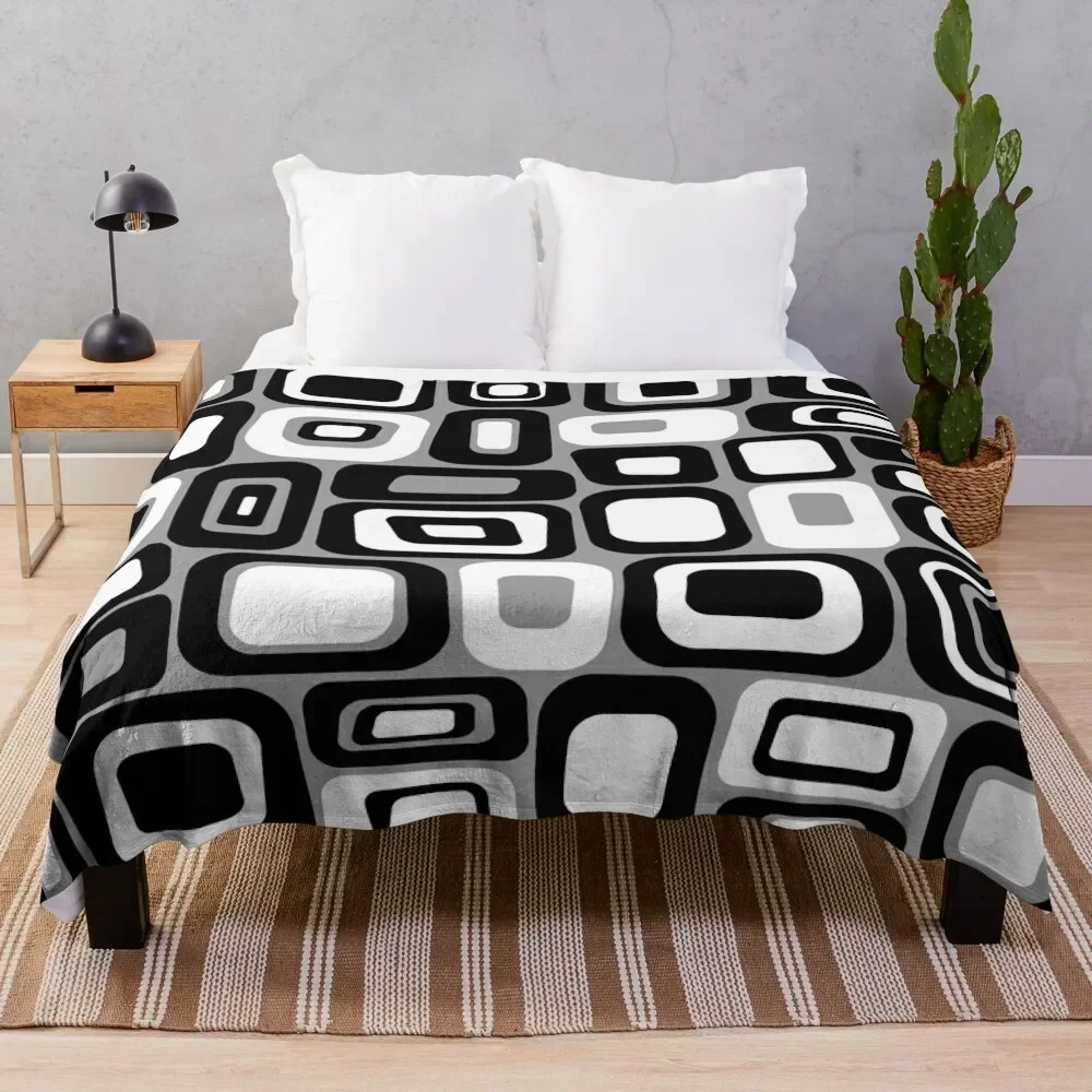 Gray, Black and White Modern Retro Geometric Mid Century Design Throw Blanket Hair Plaid Thermals For Travel Blankets
Gray, Black and White Modern Retro Geometric Mid Century Design Throw Blanket Hair Plaid Thermals For Travel Blankets