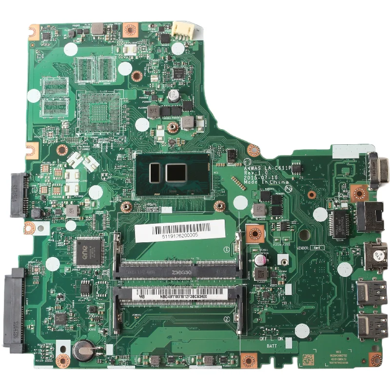A4WAS LA-C611P For Acer Aspire E5-474 E5-474G Laptop Motherboard with I3 I5 UMA NBG4911001 Notebook Mainboard Tested OK
A4WAS LA-C611P For Acer Aspire E5-474 E5-474G Laptop Motherboard with I3 I5 UMA NBG4911001 Notebook Mainboard Tested OK