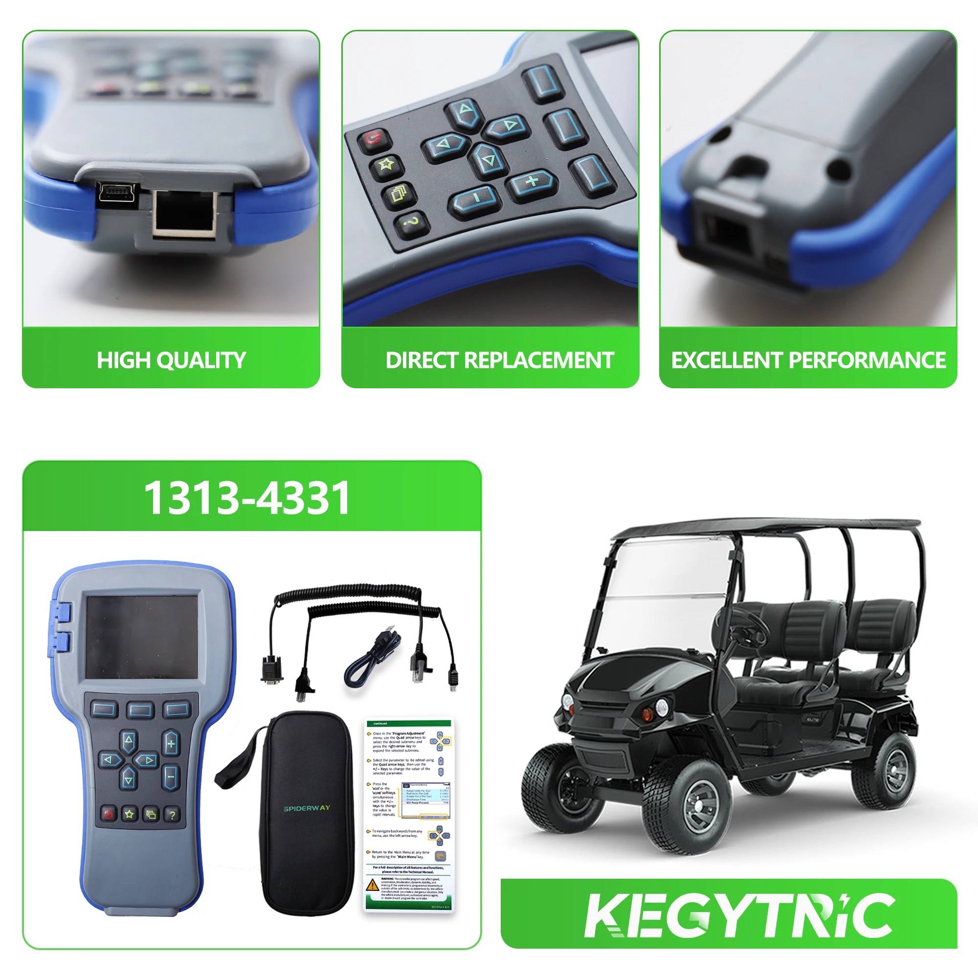 New 1313-4331 1313-4431 Dealer Access Level Handheld Programmer 1313-4401 For Curtis Club Car Columbia Cushman EZGO Yamaha
New 1313-4331 1313-4431 Dealer Access Level Handheld Programmer 1313-4401 For Curtis Club Car Columbia Cushman EZGO Yamaha