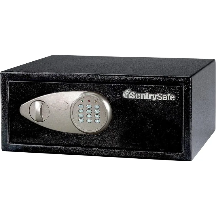 Shelf Safe with Digital Keypad Lock, Steel Safe with Interior Lining and Bolt Down Kit for Money, Jewelry, or Gun Storage
Shelf Safe with Digital Keypad Lock, Steel Safe with Interior Lining and Bolt Down Kit for Money, Jewelry, or Gun Storage