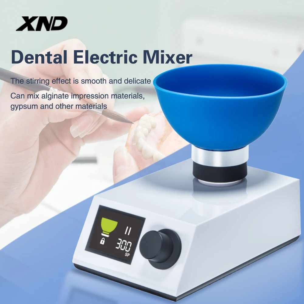 XND Dental Alginate Impression Material Mixer Dental Printing Material Gypsum Blender Lab 300rpm Mixer Dentistry Equipment
XND Dental Alginate Impression Material Mixer Dental Printing Material Gypsum Blender Lab 300rpm Mixer Dentistry Equipment