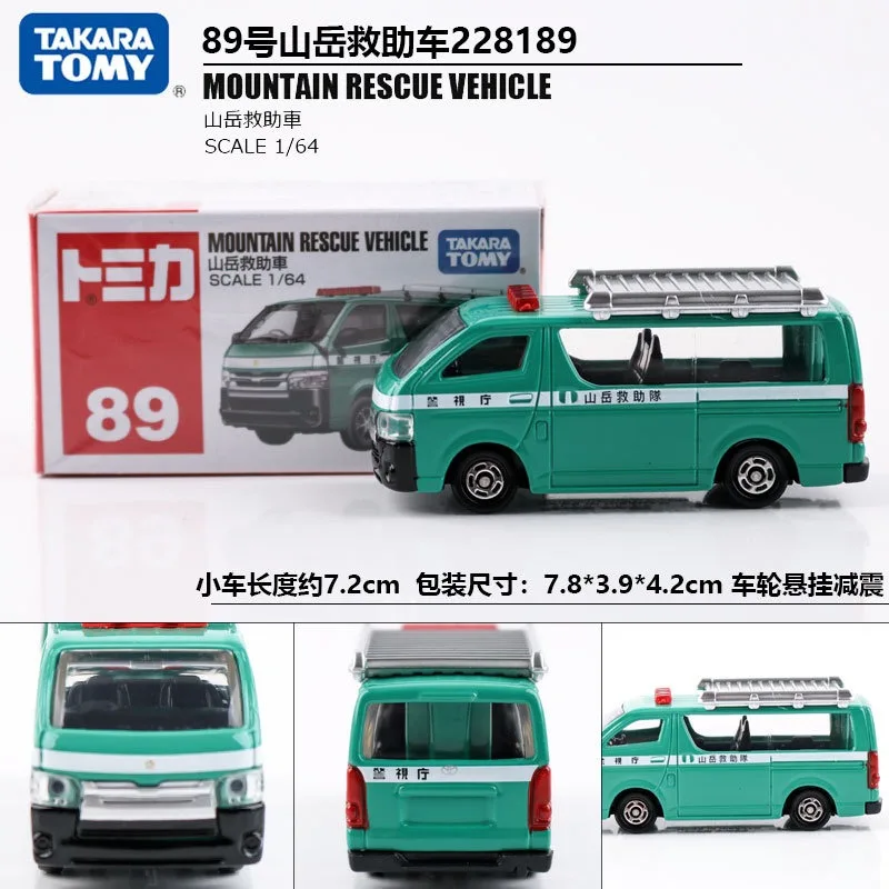 1:64 Scale TAKARA TOMY No.89 Mountain Rescue Vehicle Diecast Alloy Rescue Van Model Collectible Gift for Adult Collectors
1:64 Scale TAKARA TOMY No.89 Mountain Rescue Vehicle Diecast Alloy Rescue Van Model Collectible Gift for Adult Collectors