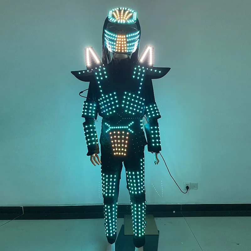 LED Cosplay Robot Suit Costume Stage Dance RGB Luminous Armor Nightclub Bar Light Show Dance LED Clothes Jacket
LED Cosplay Robot Suit Costume Stage Dance RGB Luminous Armor Nightclub Bar Light Show Dance LED Clothes Jacket