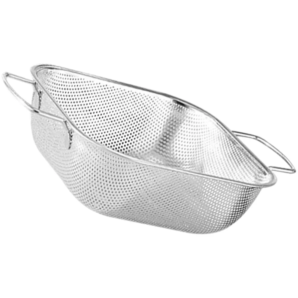 Stainless Steel Double Handle Drain Basket Kitchen Fruit Vegetable Strainer Basket Rice Washing Colander Colander
Stainless Steel Double Handle Drain Basket Kitchen Fruit Vegetable Strainer Basket Rice Washing Colander Colander