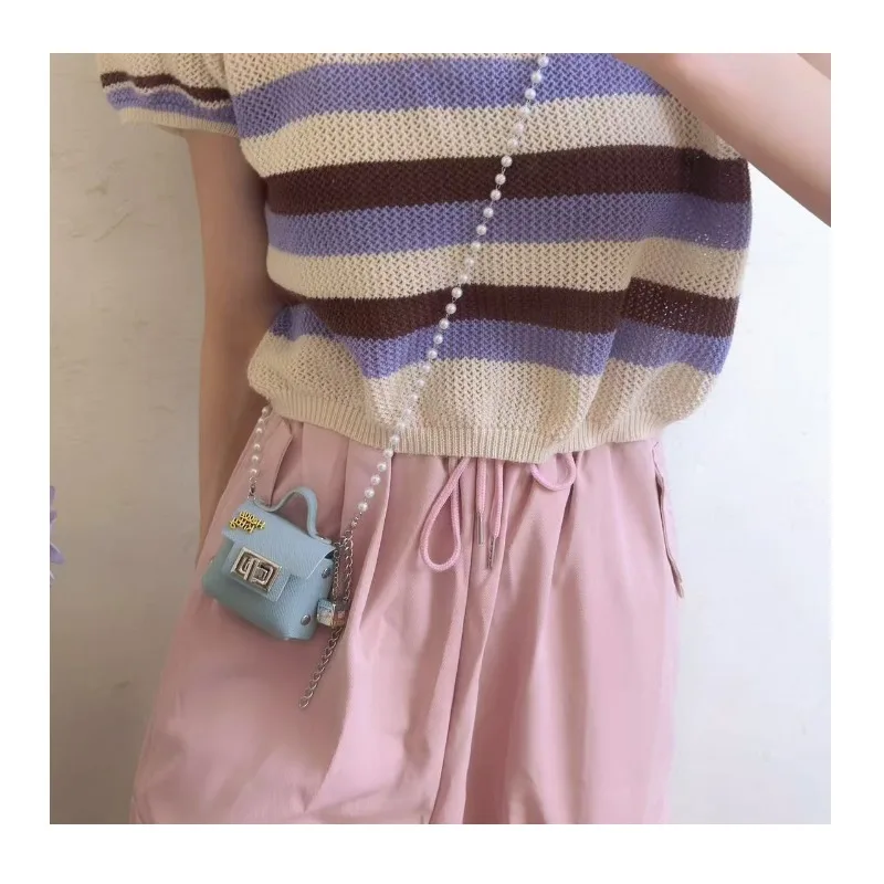 Dopamine Colored Leather Change Pearl Chain Mini Bag Cat Necklace Women's Long Design Sense Wear Accessories
Dopamine Colored Leather Change Pearl Chain Mini Bag Cat Necklace Women's Long Design Sense Wear Accessories