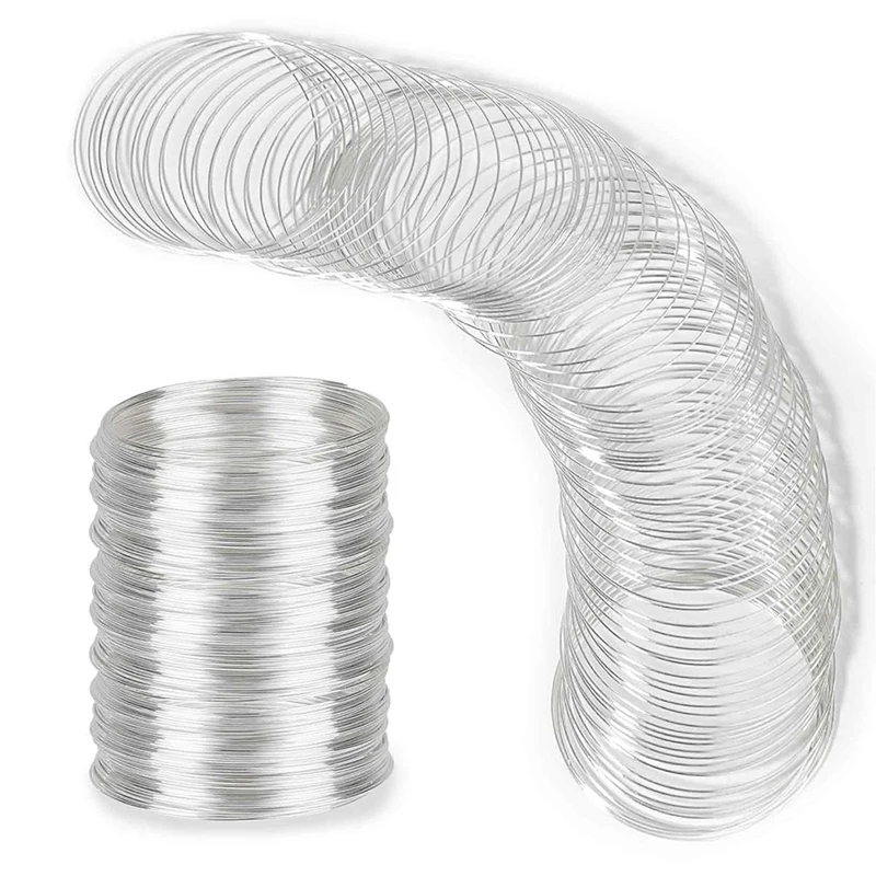 300 Loop Bracelet Wire Jewelry Wire Memory Beading Wire Bracelet Wire For Beads Silver Jewelry Memory Beading Wire
300 Loop Bracelet Wire Jewelry Wire Memory Beading Wire Bracelet Wire For Beads Silver Jewelry Memory Beading Wire