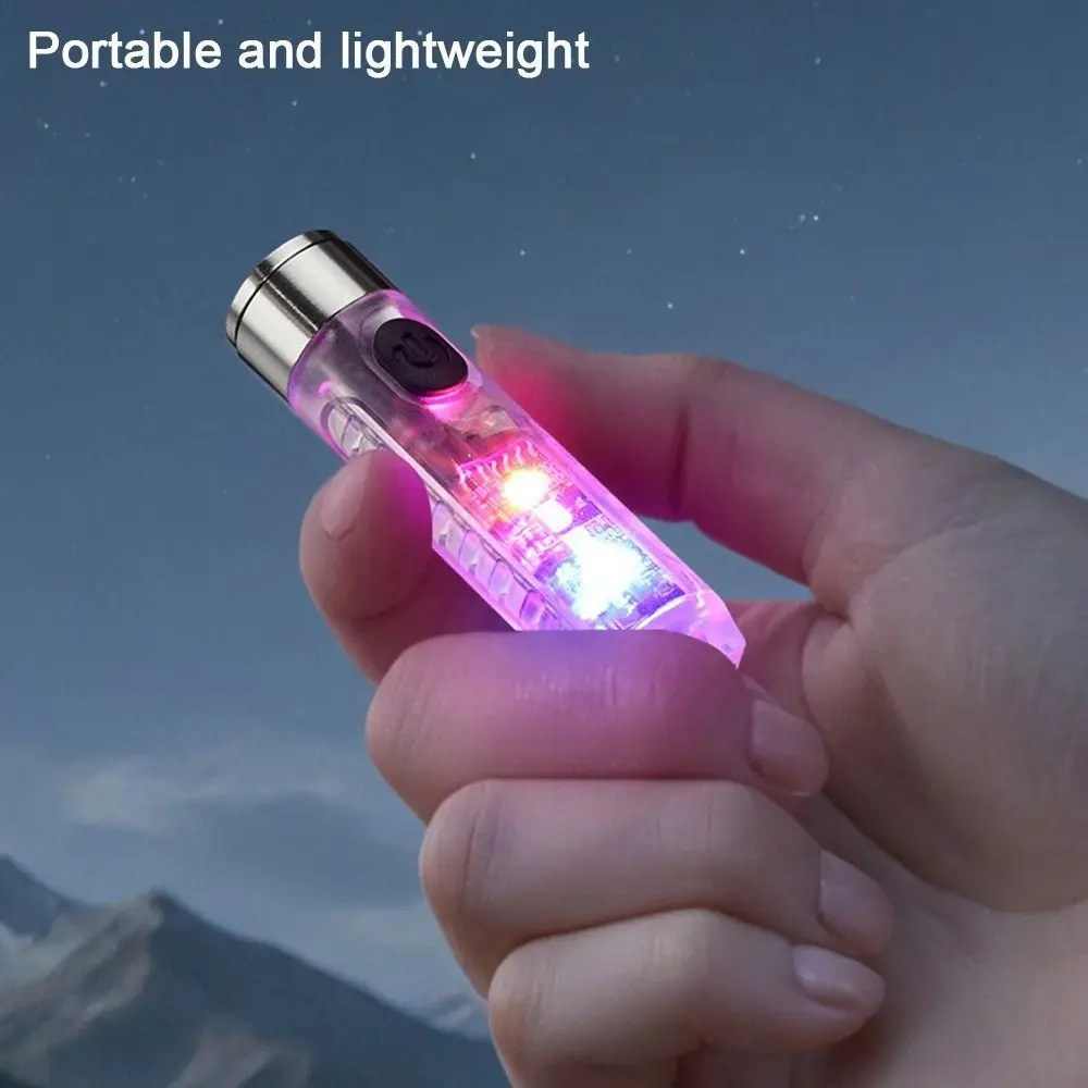 Super Bright Mini Keychain Flashlight Rechargeable Waterproof Portable Pocket Flashlight Multifunctional Lightweight
Super Bright Mini Keychain Flashlight Rechargeable Waterproof Portable Pocket Flashlight Multifunctional Lightweight