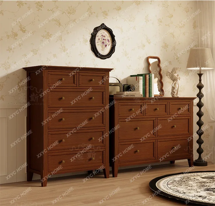 simple retro solid wood chest living room sofa bedroom bedside large capacity storage
simple retro solid wood chest living room sofa bedroom bedside large capacity storage