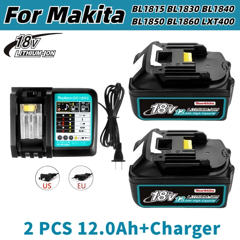 Original for Makita 18v tools 12Ah Makita 18V Battery BL1830B BL1850B BL1850 BL1840 BL1860 BL1815 Replacement Lithium Battery
Original for Makita 18v tools 12Ah Makita 18V Battery BL1830B BL1850B BL1850 BL1840 BL1860 BL1815 Replacement Lithium Battery