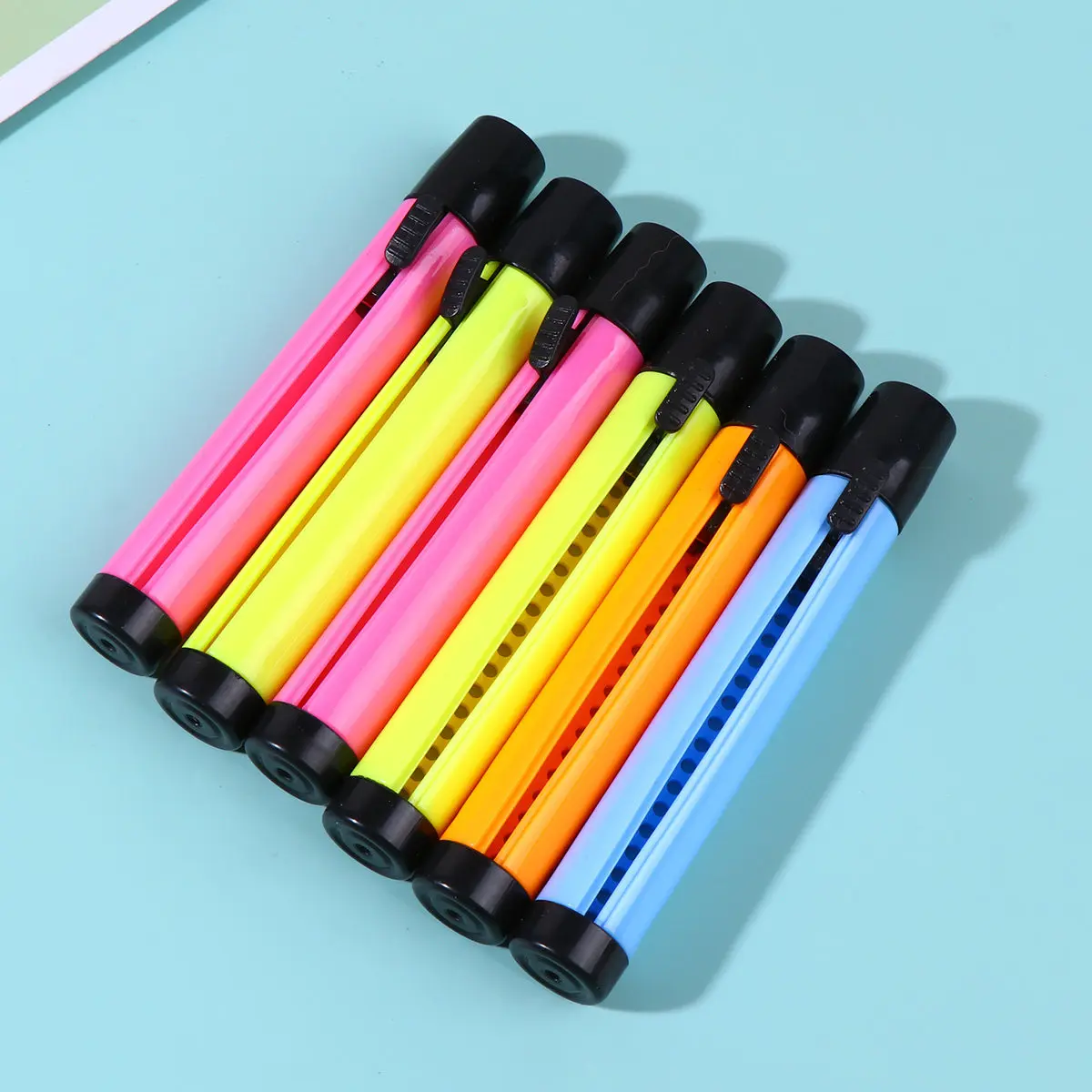 6Pcs Chalk Holder Colorful Eco- Storage Clips for Teaching School Home Use Kid Chalk Storage Set
6Pcs Chalk Holder Colorful Eco- Storage Clips for Teaching School Home Use Kid Chalk Storage Set