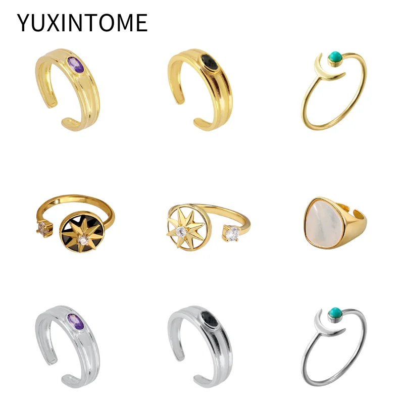 24K Gold Plated Crystal Ring Moon Opening Ring For Women Charming Finger Rings Wedding Engagement Rings Jewelry Gift Wholesale
24K Gold Plated Crystal Ring Moon Opening Ring For Women Charming Finger Rings Wedding Engagement Rings Jewelry Gift Wholesale