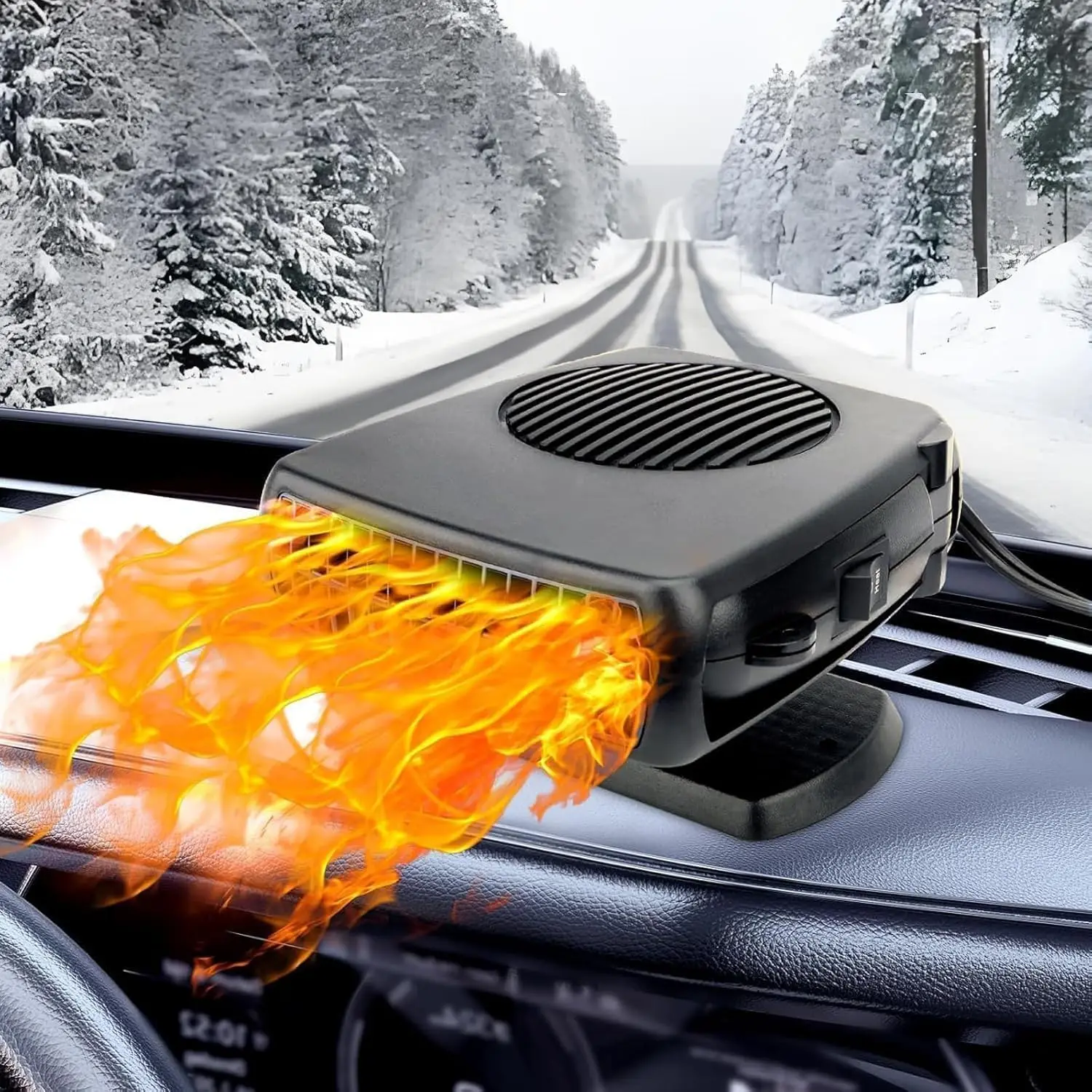 Автомобильный обогреватель 200 Вт, 12 В, размораживатель лобового стекла, портативный плагин с поворотом на 360 градусов ° Вращающаяся основа (черная)
Автомобильный обогреватель 200 Вт, 12 В, размораживатель лобового стекла, портативный плагин с поворотом на 360 градусов ° Вращающаяся основа (черная)