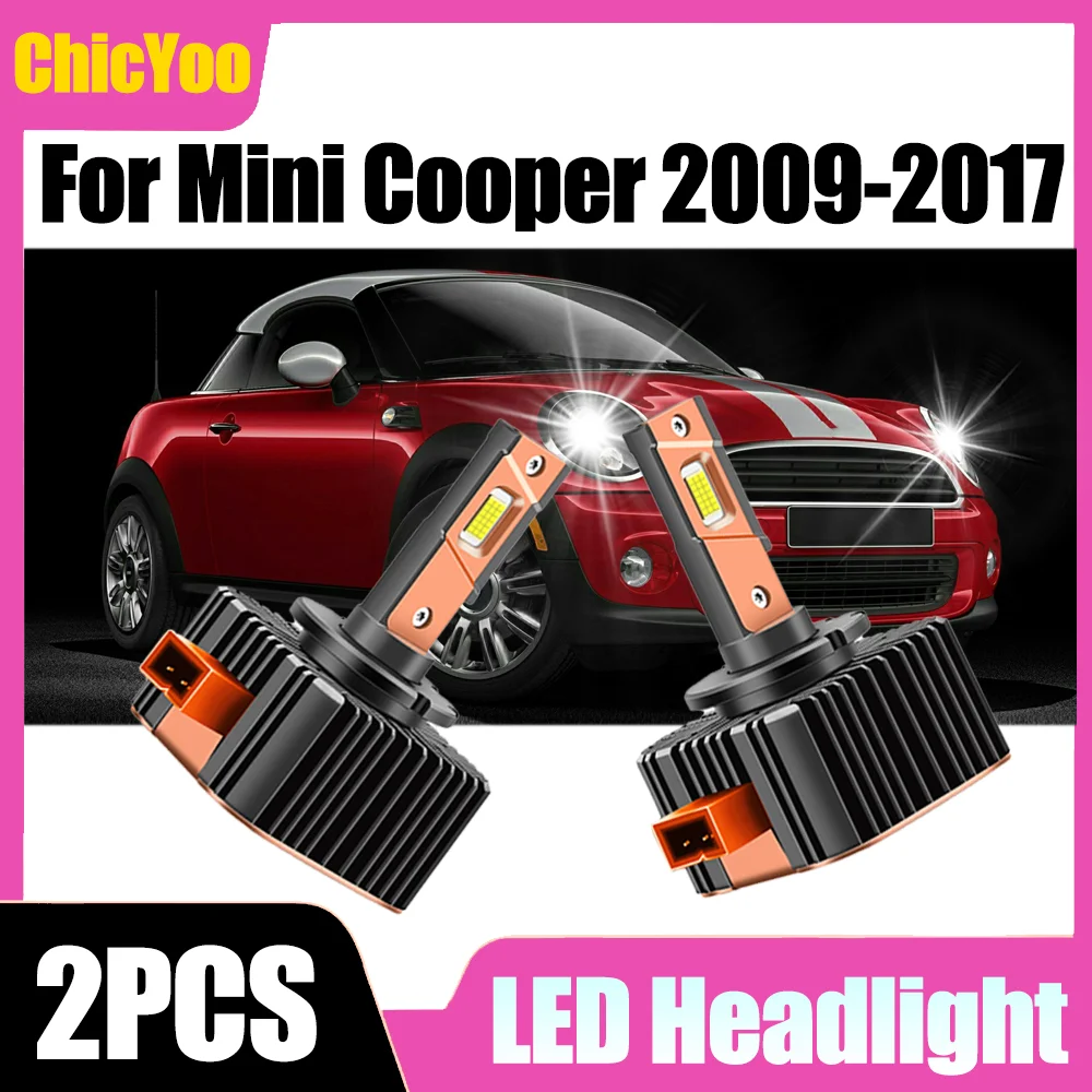 2PCS Canbus No error 6000K White HID Xenon Lights LED Headlight 12V For Mini Cooper 2009 2010 2011 2012 2013 2014 2015 2016 2017
2PCS Canbus No error 6000K White HID Xenon Lights LED Headlight 12V For Mini Cooper 2009 2010 2011 2012 2013 2014 2015 2016 2017