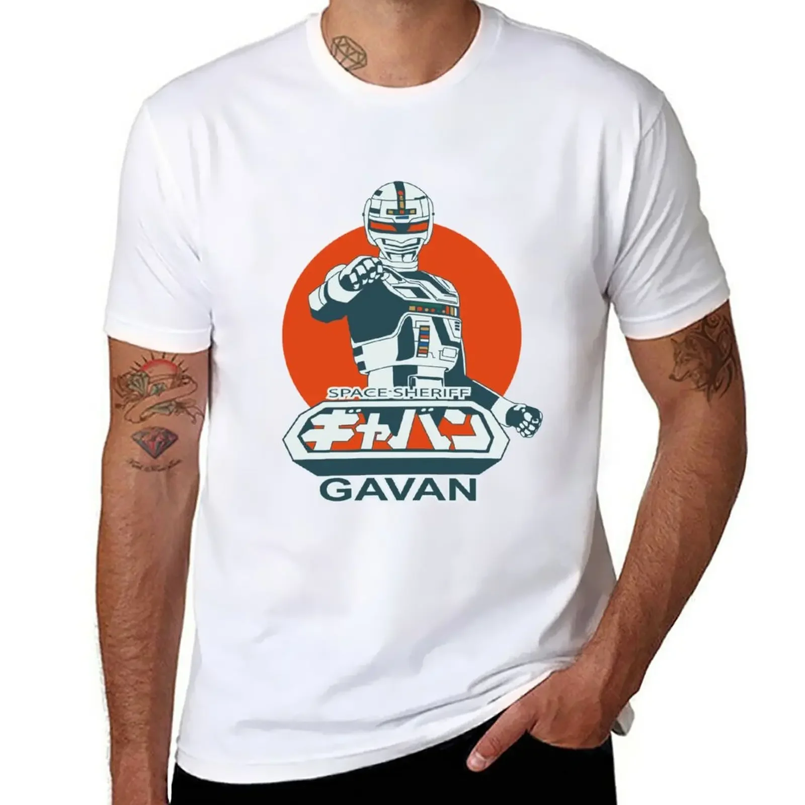 New Space Sheriff Gavan T-Shirt Oversized t-shirt vintage t shirt Men's cotton t-shirt
New Space Sheriff Gavan T-Shirt Oversized t-shirt vintage t shirt Men's cotton t-shirt