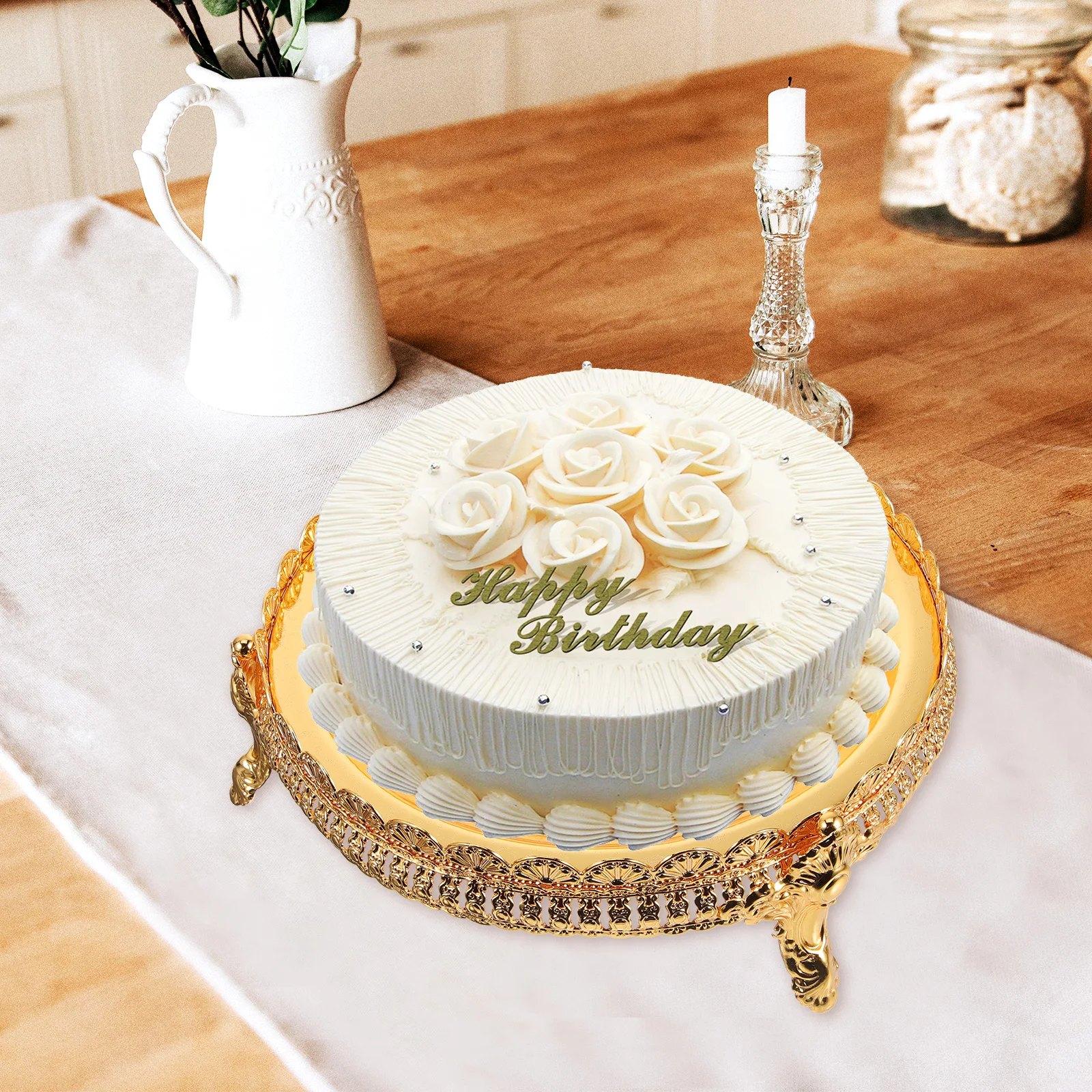 1Set Clear Cake Tray with Lid Stylish Cake Display Stand for Home Restaurant Banquet Dessert Storage Plate Food Cover
1Set Clear Cake Tray with Lid Stylish Cake Display Stand for Home Restaurant Banquet Dessert Storage Plate Food Cover