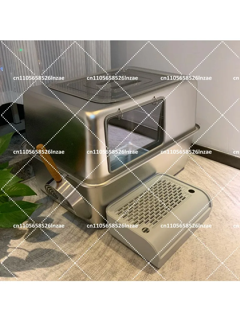 Large 60cm Stainless Steel Cat Litter Box Anti-Splash High Sides Extra Large Capacity Giant Pan for Maine Coon
Large 60cm Stainless Steel Cat Litter Box Anti-Splash High Sides Extra Large Capacity Giant Pan for Maine Coon