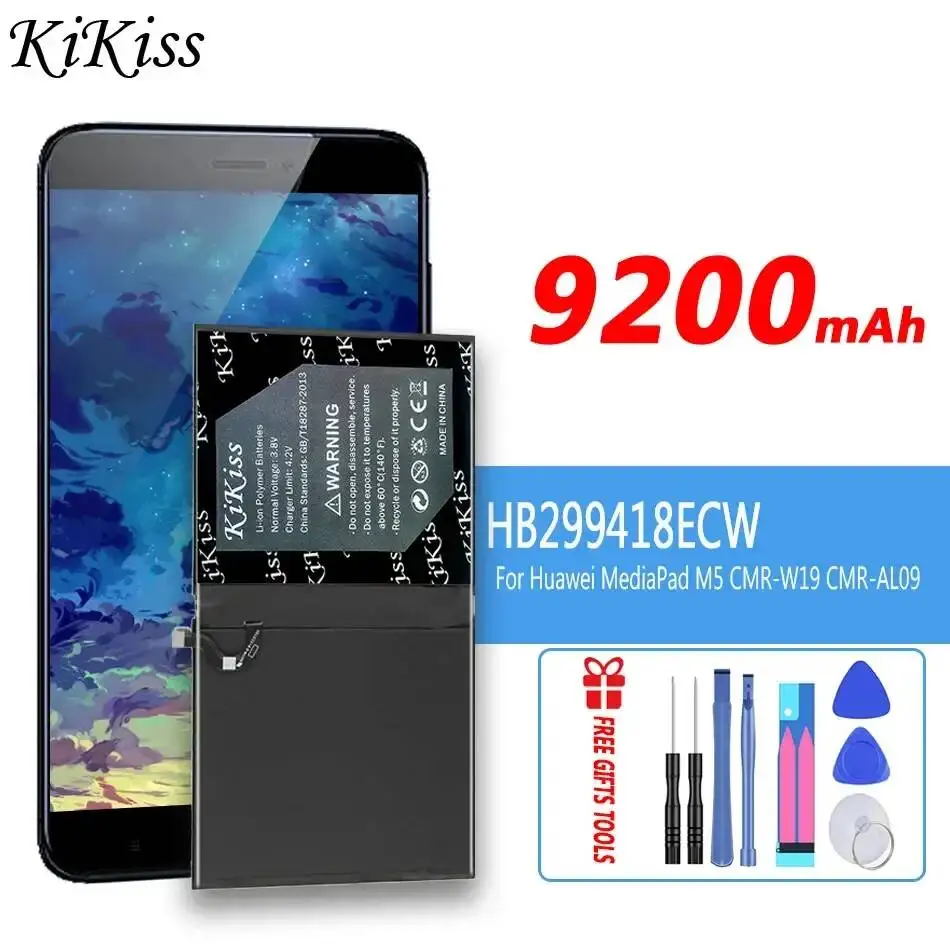HB299418ECW HB2994i8ECW 9200 мАч для Huawei Mediapad M5 Cmr-W19 Cmr-AL09, аккумулятор для ноутбука высокой емкости, прочный
HB299418ECW HB2994i8ECW 9200 мАч для Huawei Mediapad M5 Cmr-W19 Cmr-AL09, аккумулятор для ноутбука высокой емкости, прочный