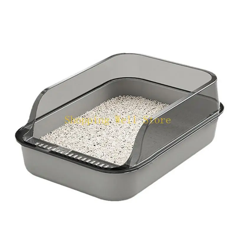 KX4B Oversized Cats Sand Box High Edges Litter Tray For Large Cats Home Essential
KX4B Oversized Cats Sand Box High Edges Litter Tray For Large Cats Home Essential