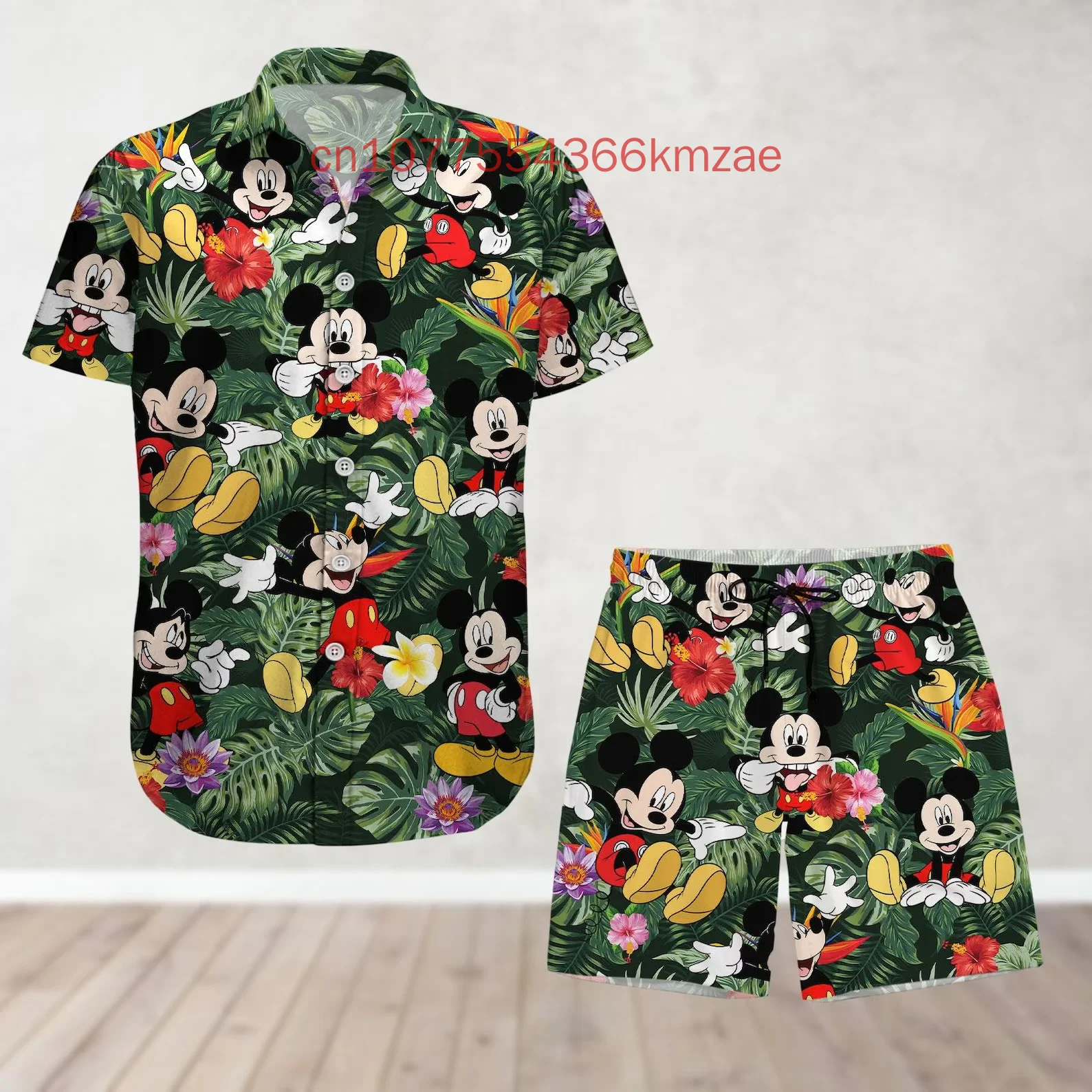 Mickey Mouse Button Shirt And Shorts Set 2025 New Men's And Women's Casual Beach Vacation Disney Beach Retro Button Shirt
Mickey Mouse Button Shirt And Shorts Set 2025 New Men's And Women's Casual Beach Vacation Disney Beach Retro Button Shirt