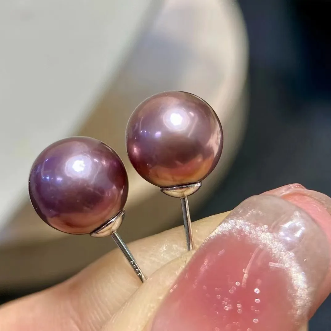 14k Gold Best selling certificate AAA 8-9mm 9-10mm 10-11mm 11-12mm 12-13mm South Sea Purple Pink Pearl Earrings with gift box
14k Gold Best selling certificate AAA 8-9mm 9-10mm 10-11mm 11-12mm 12-13mm South Sea Purple Pink Pearl Earrings with gift box