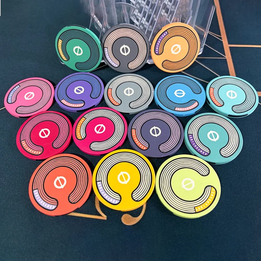 5PCS 43mm Ceramic Poker Round Chips Horseshoe design Board Games Token Coins/Monte Dollar Carlo Coins /Poker Club Accessories
5PCS 43mm Ceramic Poker Round Chips Horseshoe design Board Games Token Coins/Monte Dollar Carlo Coins /Poker Club Accessories