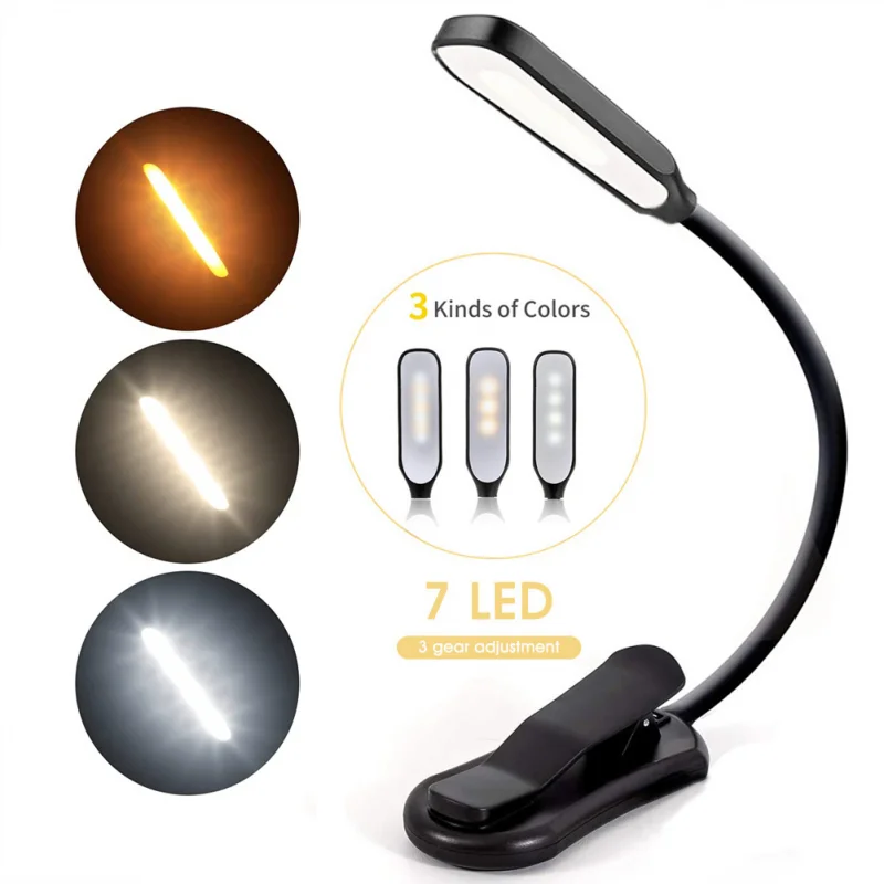 Usb Charging Clip Desk Lamp 7 Led Book Clip Desk Lamp Student Reading Led Eye Protection Lamp Flexible Easy Clip Reading Lamp
Usb Charging Clip Desk Lamp 7 Led Book Clip Desk Lamp Student Reading Led Eye Protection Lamp Flexible Easy Clip Reading Lamp