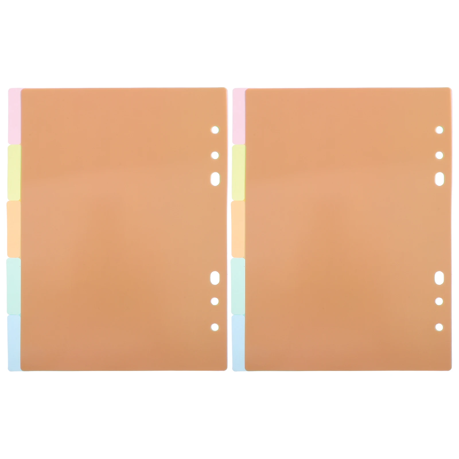 2 Pcs A5 Colorful Index Dividers Notebook Extra Wide Tabs Reinforced Holes Bigger Labels Compatible 6 Ring Binder Sheet
2 Pcs A5 Colorful Index Dividers Notebook Extra Wide Tabs Reinforced Holes Bigger Labels Compatible 6 Ring Binder Sheet