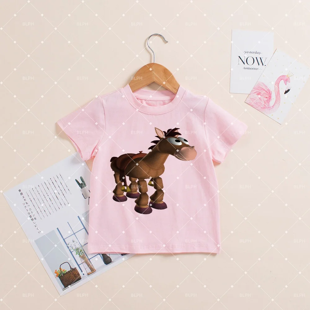 Cute Toy Story Horse Print Kids T-Shirt, Adorable Cartoon Design Children's Tee, Soft and Comfortable Boys/Girls Tops
Cute Toy Story Horse Print Kids T-Shirt, Adorable Cartoon Design Children's Tee, Soft and Comfortable Boys/Girls Tops