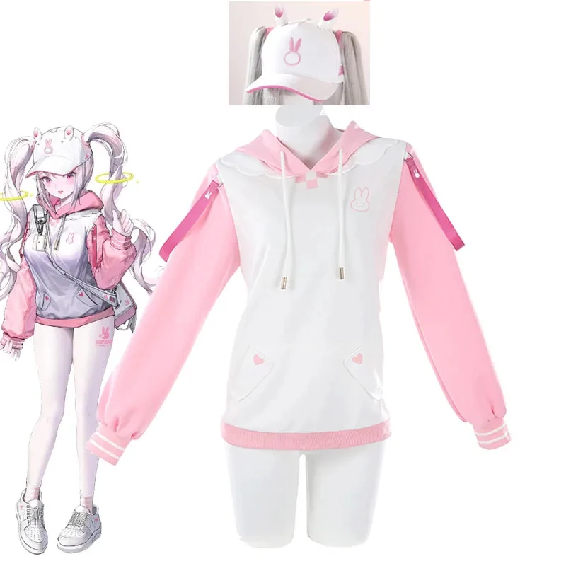Goddess of Victory Cosplay Costume NIKKE Alice Hat Hoodie Set Anime And Games Cosplayer Wigs Halloween Costumes gf;.9
Goddess of Victory Cosplay Costume NIKKE Alice Hat Hoodie Set Anime And Games Cosplayer Wigs Halloween Costumes gf;.9