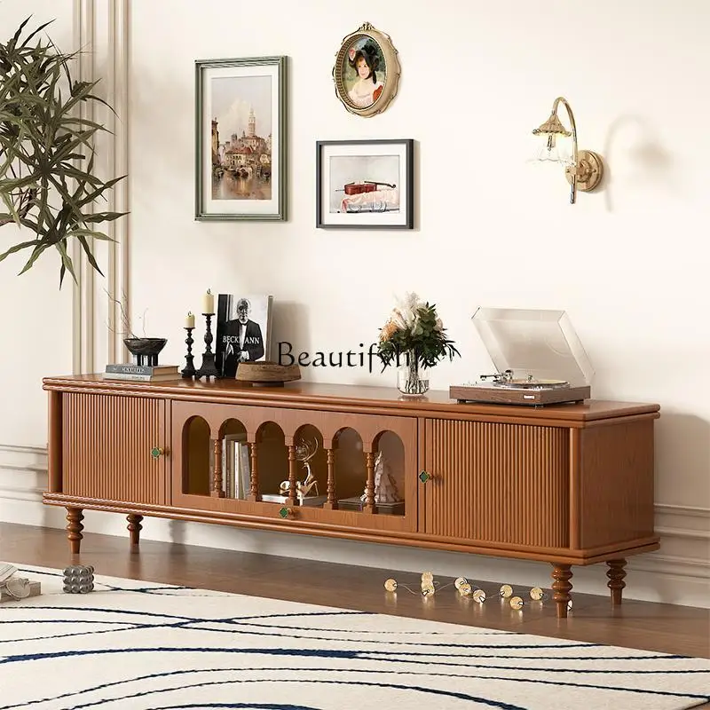 *French retro ash wood cherry furniture combination simple antique style living room floor storage cabinet
*French retro ash wood cherry furniture combination simple antique style living room floor storage cabinet