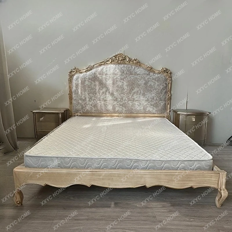 Двуспальная кровать из массива дерева с мягкой обивкой, простая, но элегантная, для спальни, кровать в стиле принцессы, высококачественная индивидуальная сборка.
Двуспальная кровать из массива дерева с мягкой обивкой, простая, но элегантная, для спальни, кровать в стиле принцессы, высококачественная индивидуальная сборка.