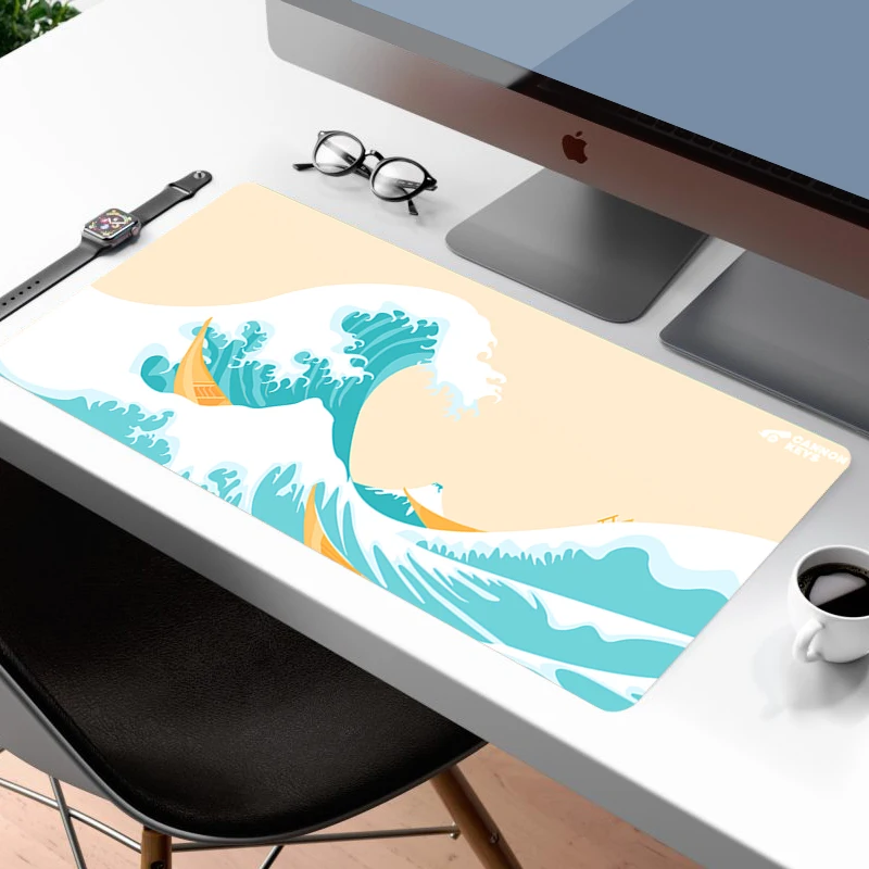Kanagawa Wave Mausepad Blue Desk Mat Gaming Mat Pad on The Table Office Gamer Accessories Keyboard Mats 900*400MM Mouse Pad
Kanagawa Wave Mausepad Blue Desk Mat Gaming Mat Pad on The Table Office Gamer Accessories Keyboard Mats 900*400MM Mouse Pad